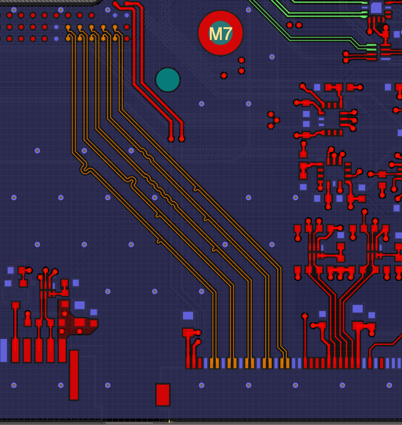 MIPI DSI routing example