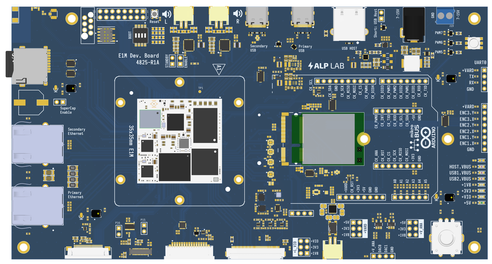 E1M development board
