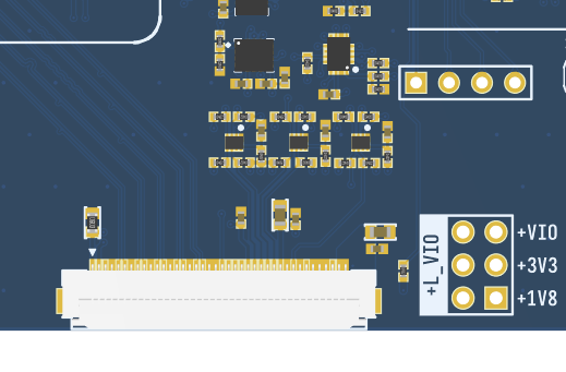 Display connector PCB